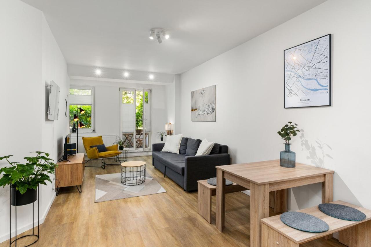 Mel&Bens City Apartment Terrasse Wallanlagen Bremen Luaran gambar